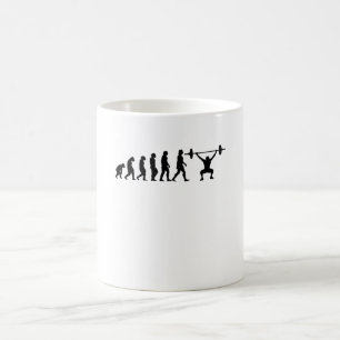 Evolution Powerlifting Bodybuilding Gift Coffee Mug