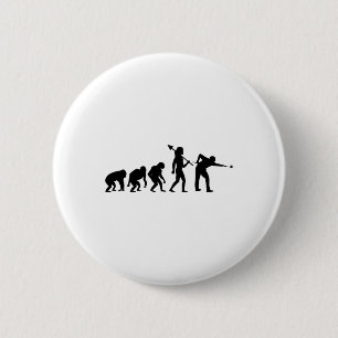 Evolution Rack Pool Billiard Player Billiards Cue 6 Cm Round Badge