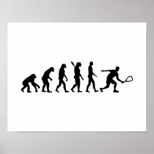 Evolution Racquetball Poster