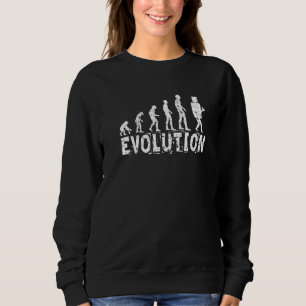 Evolution Robot White Sweatshirt