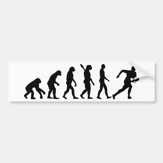 Evolution Rugby Bumper Sticker (Front)