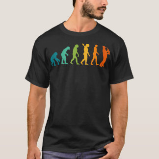 Evolution Saxophone Player  2  T-Shirt