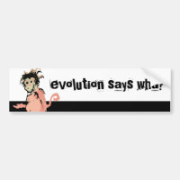 evolution says wha? (monkey ink)