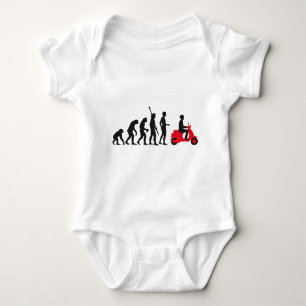 evolution scooter baby bodysuit