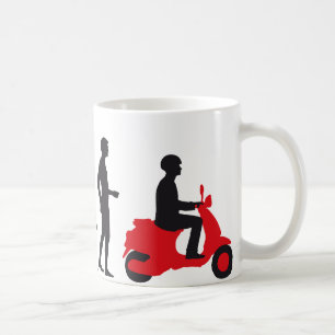 evolution scooter coffee mug