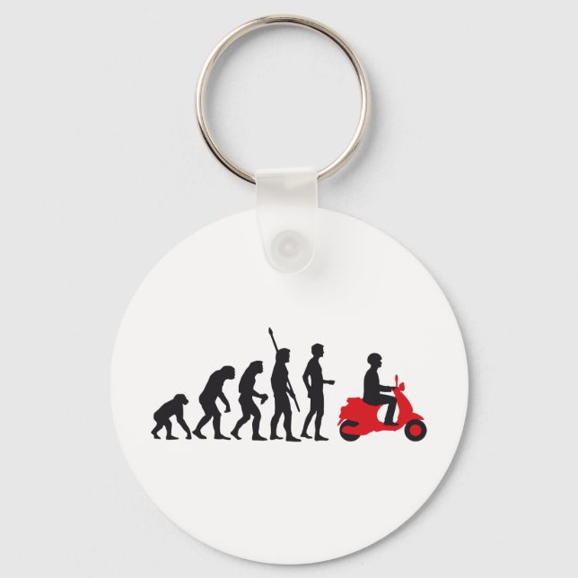evolution scooter key ring (Front)