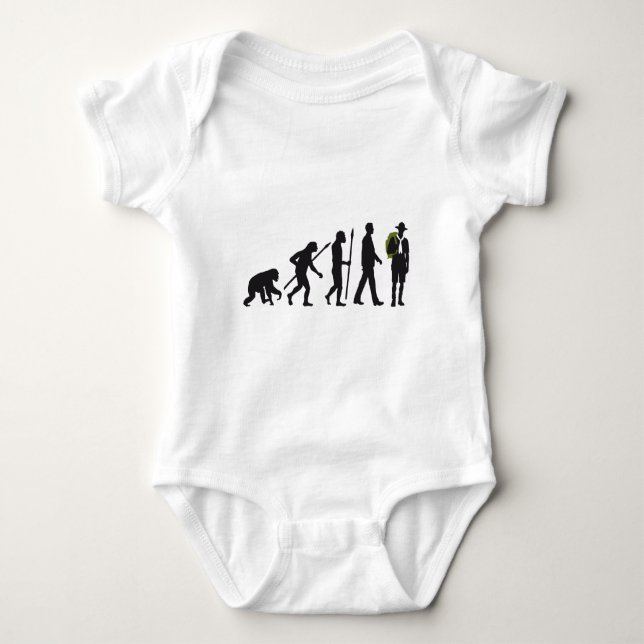 Evolution scout baby bodysuit (Front)