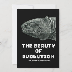 Evolution shark beauty invitation