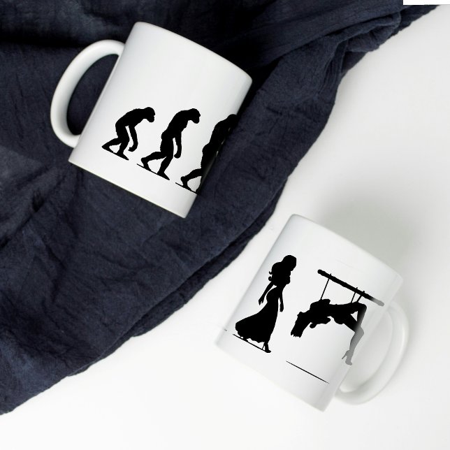 Evolution shibari coffee mug (Evolution of shibari mug)