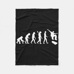 Evolution Skateboarding Fleece Blanket