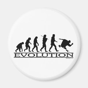 Evolution - Skateboarding - Male Magnet