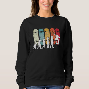 Evolution Skateboarding Skate Retro Streetwear Sweatshirt