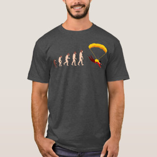 Evolution Skydive Skydiver Paraglider Gift Idea T-Shirt