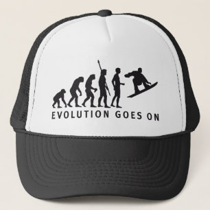 evolution snowboard trucker hat