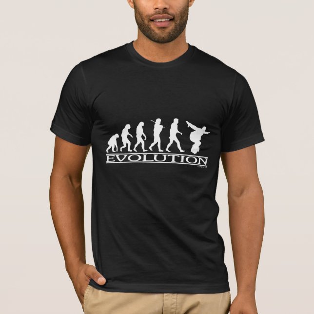 Evolution - Snowboarding T-Shirt (Front)