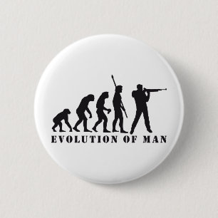 evolution sport shooter 6 cm round badge