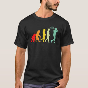 Evolution Squash Player Ball Sports Indoor Tennis T-Shirt