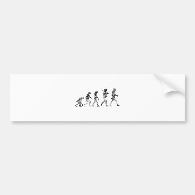 Evolution Standard - Clouds Bumper Sticker (Front)