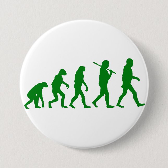 Evolution Standard - Green 7.5 Cm Round Badge (Front)