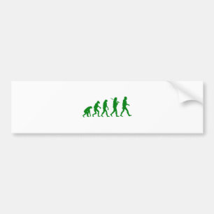 Evolution Standard - Green Bumper Sticker