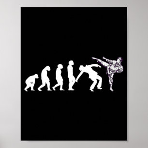 Evolution Taekwondo Karate Aikido Ju Jutsu Kung Fu Poster