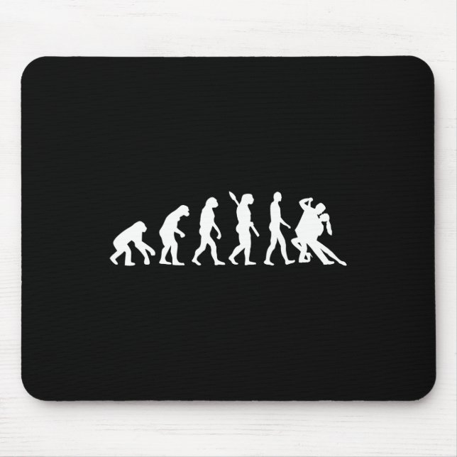 Evolution Tango Dancing  Mouse Pad (Front)