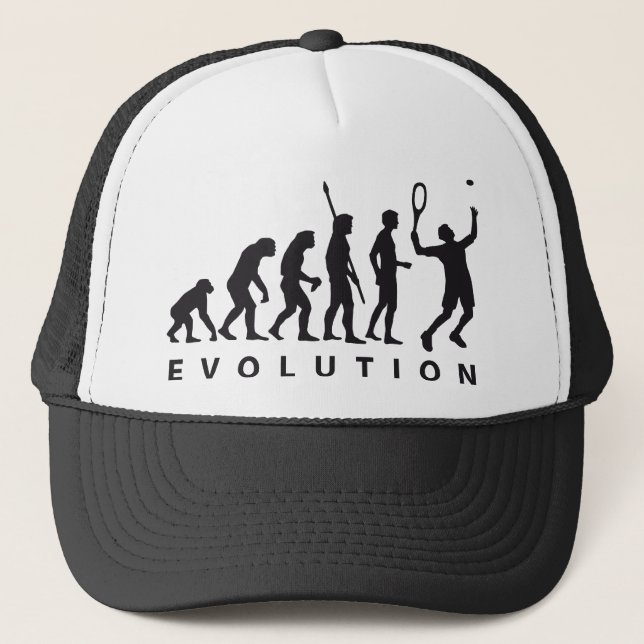 evolution tennis trucker hat (Front)