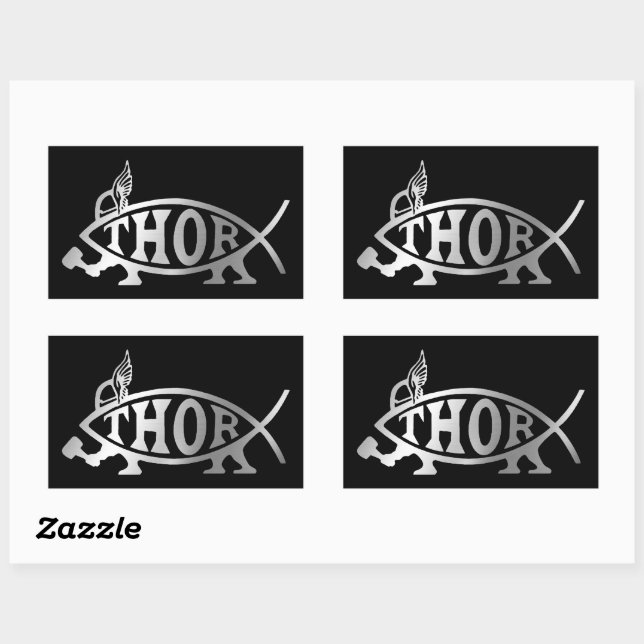 Evolution - Thor Rectangular Sticker (Sheet)