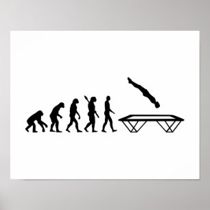 Evolution Trampoline Poster