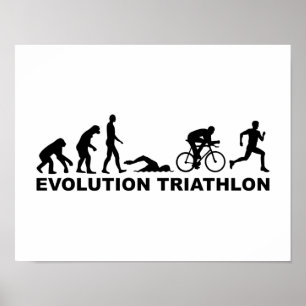 Evolution triathlon poster
