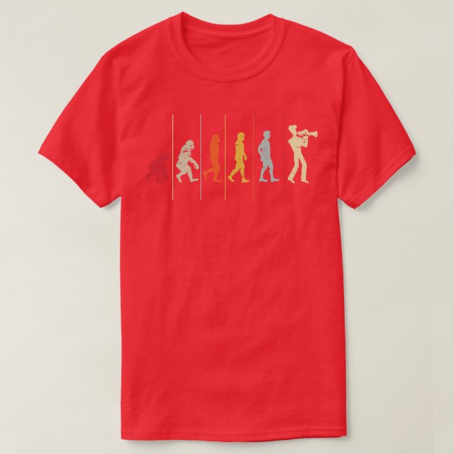 Evolution Trumpet T-Shirt (Design Front)