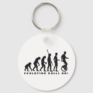 evolution unicycle key ring