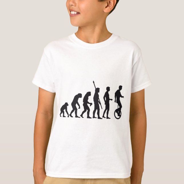 evolution unicycle T-Shirt (Front)