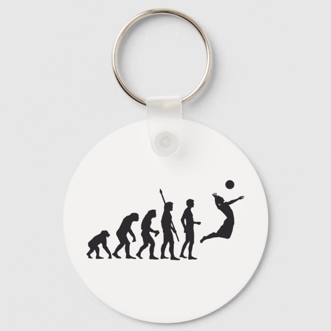 evolution volleyball key ring (Front)