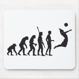 evolution volleyball mouse pad