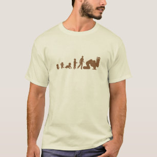 evolution_vomit_vomit_alcohol_toilet_puppy_huma T-Shirt