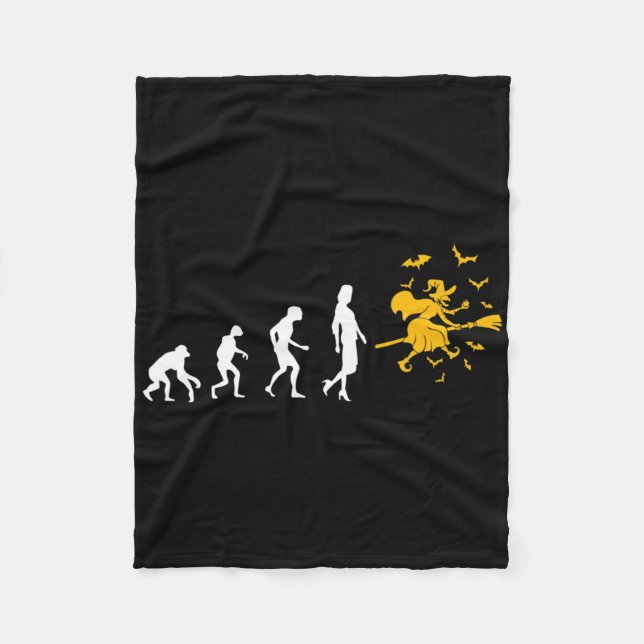 Evolution Witch  Fleece Blanket (Front)