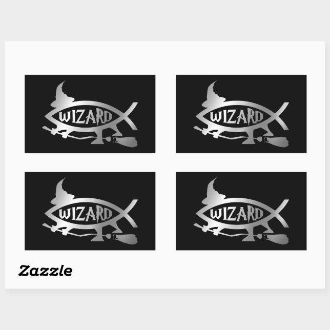 Evolution - Wizard Rectangular Sticker (Sheet)