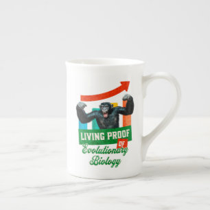 Evolutionary Biology Primate Humour Bone China Mug