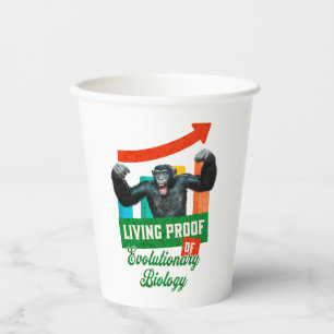 Evolutionary Biology Primate Humour Paper Cups