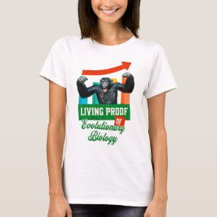 Evolutionary Biology Primate Humour T-Shirt
