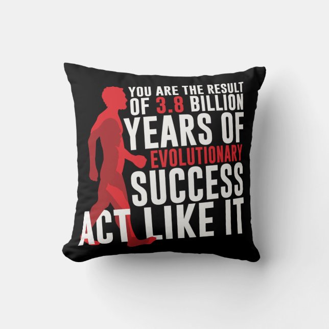 Evolutionary Success Cushion (Front)