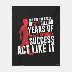 Evolutionary Success Fleece Blanket
