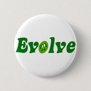 Evolve 6 Cm Round Badge