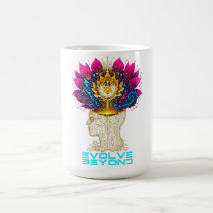Evolve Beyond Cybernetic Mind Graphic Men's T-Shir Coffee Mug