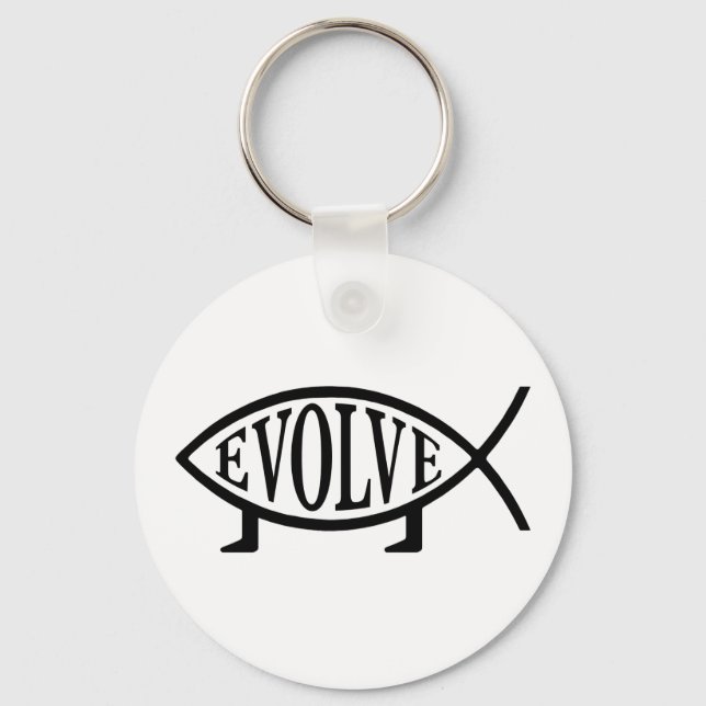 Evolve Fish Key Ring (Front)