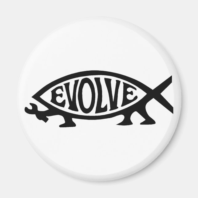 Evolve Fish Magnet (Front)