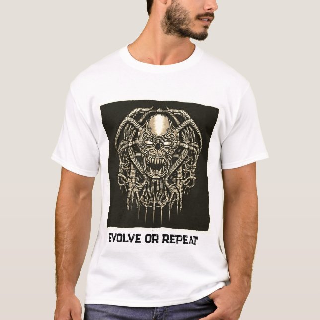 'EVOLVE OR REPEAT'  T-Shirt (Front)