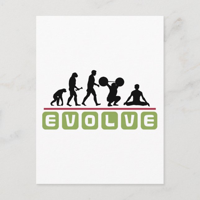 Evolve Yoga Gift Postcard (Front)
