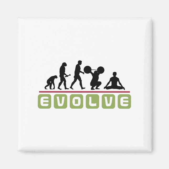 Evolve Yoga Magnet (Front)